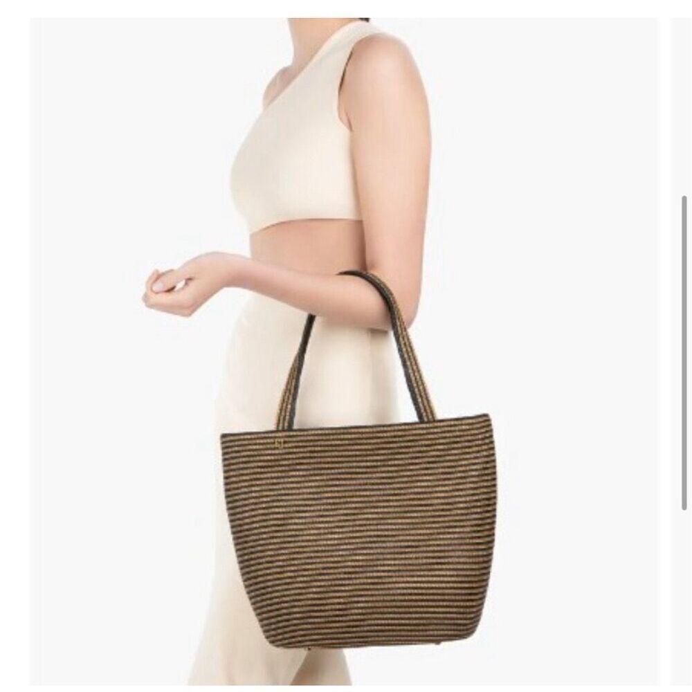 Eric Javits New York Squishee Tote Bag  Tan